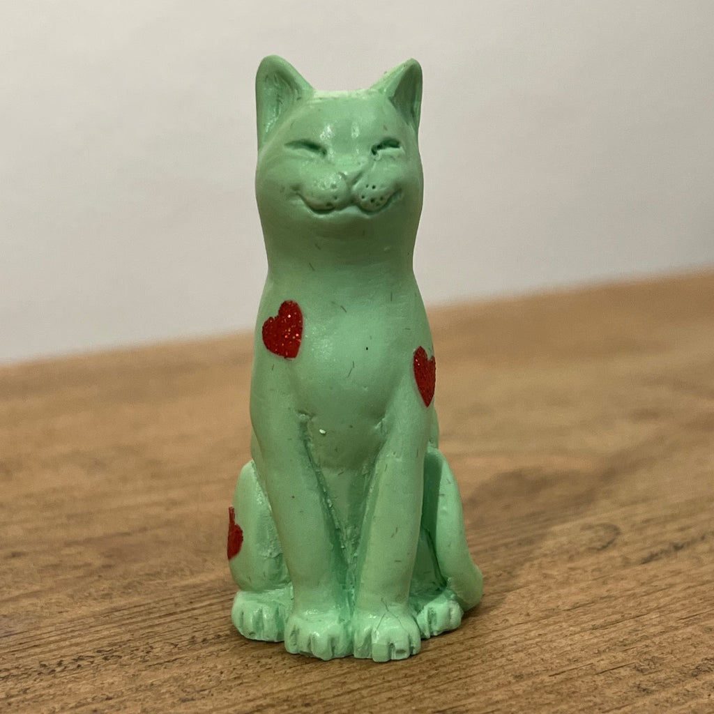 Love Kitten Green, The Lucky Cat Shop